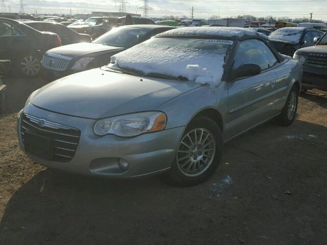 1C3EL55R35N614511 - 2005 CHRYSLER SEBRING TO SILVER photo 2