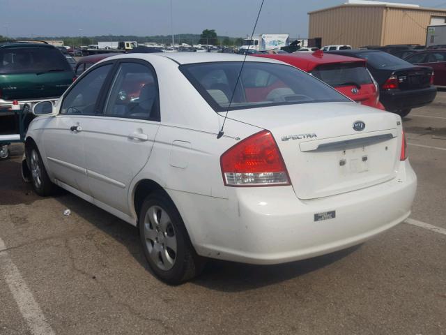 KNAFE122675431369 - 2007 KIA SPECTRA EX WHITE photo 3