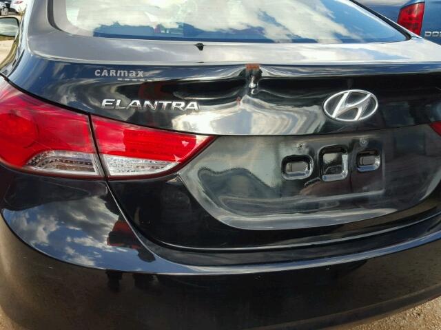 5NPDH4AE0BH015888 - 2011 HYUNDAI ELANTRA BLACK photo 9