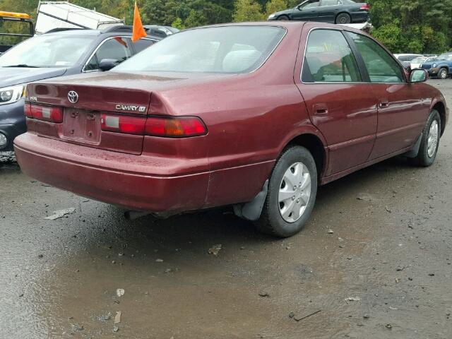 4T1BG22K3XU537345 - 1999 TOYOTA CAMRY CE MAROON photo 4