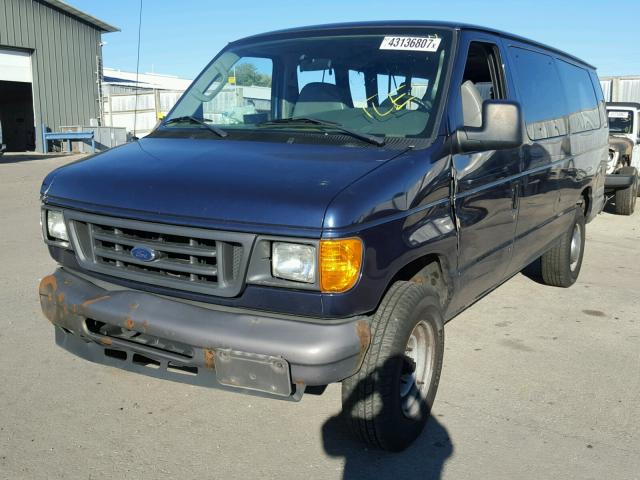 1FBSS31L36HA50340 - 2006 FORD ECONOLINE BLUE photo 2