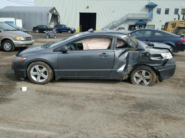 2HGFG126X9H004709 - 2009 HONDA CIVIC LX GRAY photo 9