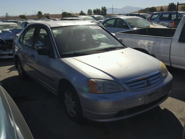 2HGES161X2H554605 - 2002 HONDA CIVIC DX GRAY photo 1