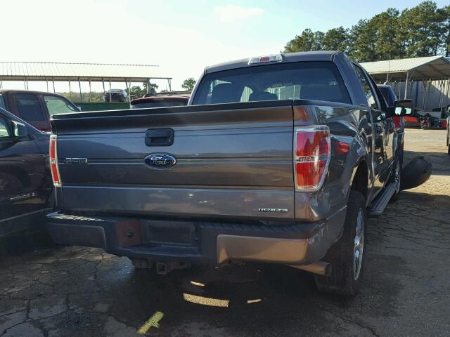 1FTFW1CF2EFA66567 - 2014 FORD F150 GRAY photo 4