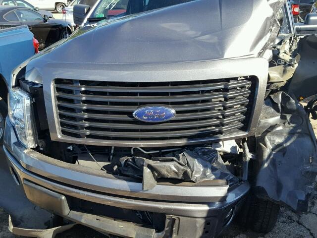 1FTFW1CF2EFA66567 - 2014 FORD F150 GRAY photo 7