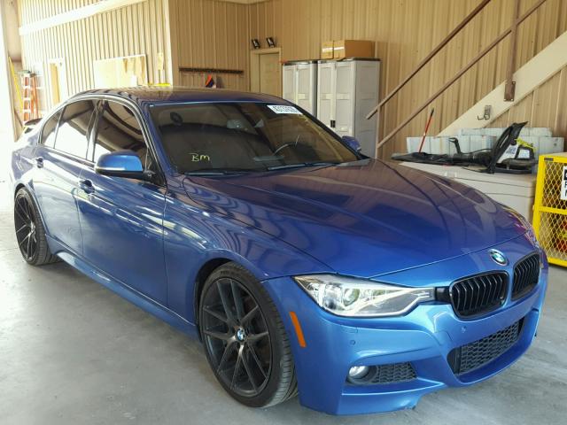 WBA3D3C50EK155716 - 2014 BMW 328 D BLUE photo 1