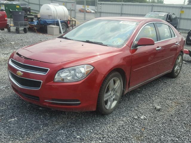 1G1ZC5E09CF239609 - 2012 CHEVROLET MALIBU 1LT წითელი ფოტო 2