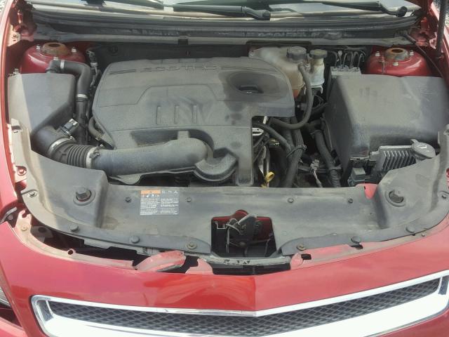 1G1ZC5E09CF239609 - 2012 CHEVROLET MALIBU 1LT წითელი ფოტო 7