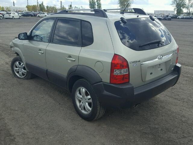 KM8JM72D67U592343 - 2007 HYUNDAI TUCSON BEIGE photo 3