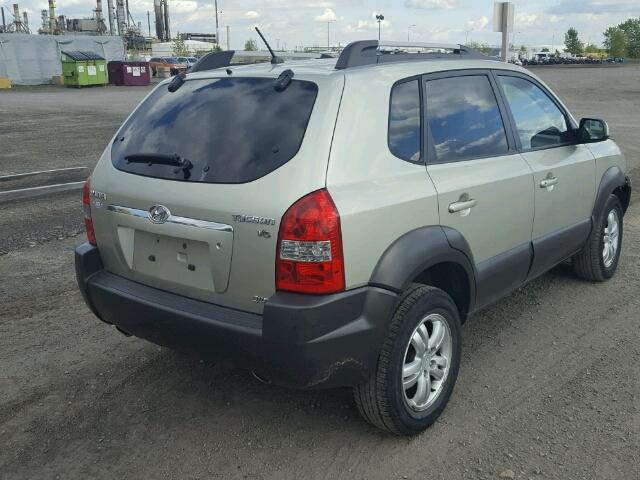 KM8JM72D67U592343 - 2007 HYUNDAI TUCSON BEIGE photo 4