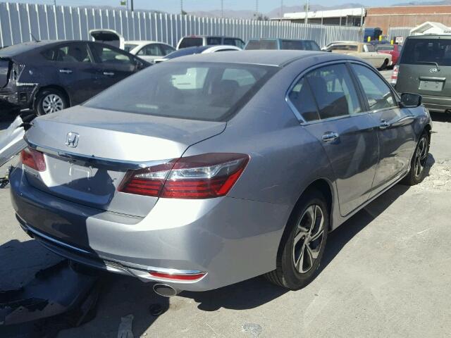 1HGCR2F48HA087677 - 2017 HONDA ACCORD LX SILVER photo 4