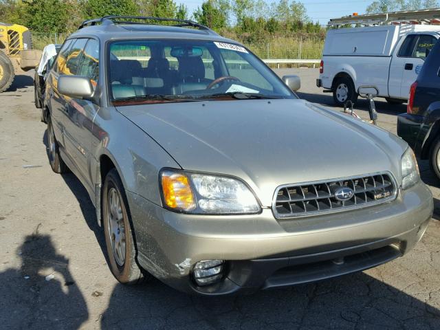 4S3BH896737638121 - 2003 SUBARU LEGACY OUT TAN photo 1