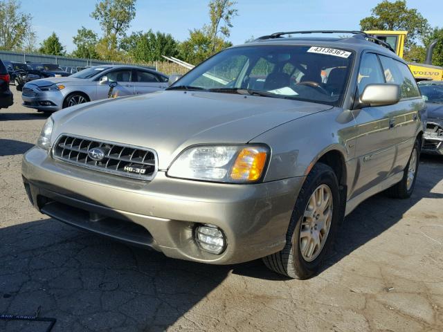 4S3BH896737638121 - 2003 SUBARU LEGACY OUT TAN photo 2