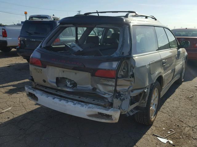 4S3BH896737638121 - 2003 SUBARU LEGACY OUT TAN photo 4