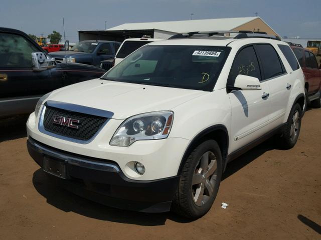 1GKLVMED2AJ136289 - 2010 GMC ACADIA SLT 白色 照片 2