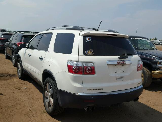 1GKLVMED2AJ136289 - 2010 GMC ACADIA SLT 白色 照片 3