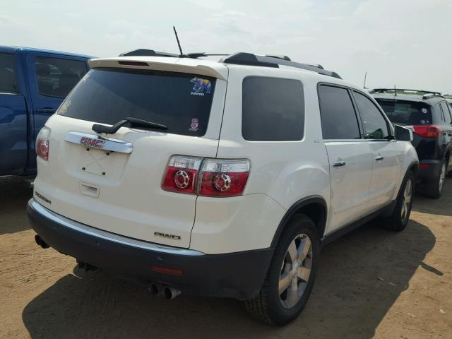 1GKLVMED2AJ136289 - 2010 GMC ACADIA SLT 白色 照片 4