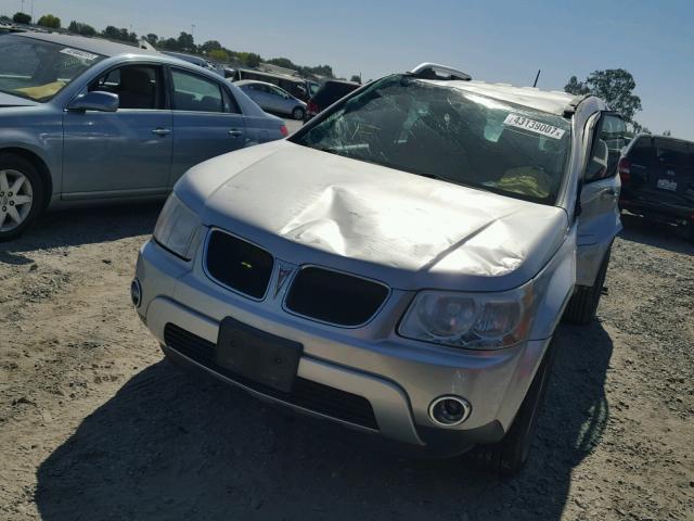 2CKDL63F776044308 - 2007 PONTIAC TORRENT SILVER photo 2