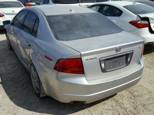 19UUA66256A056269 - 2006 ACURA 3.2TL SILVER photo 3