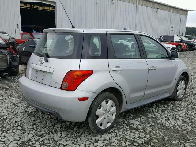 JTKKT624540078176 - 2004 TOYOTA SCION XA ვერცხლისფერი ფოტო 4