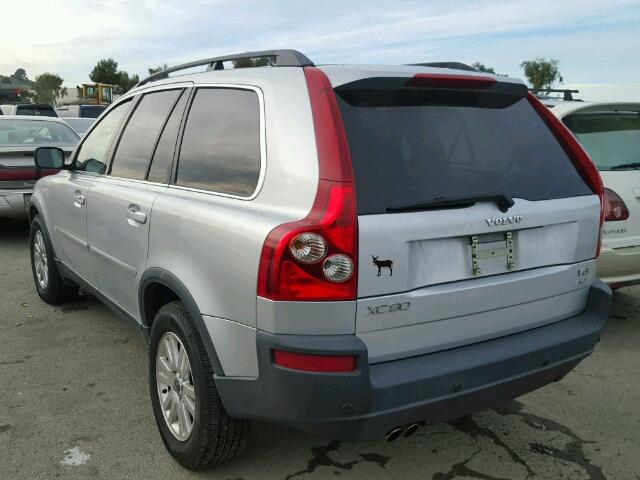 YV1CZ852451205134 - 2005 VOLVO XC90 V8 SILVER photo 3