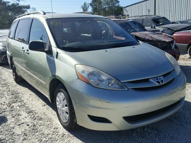 5TDZA23C36S546304 - 2006 TOYOTA SIENNA GREEN photo 1