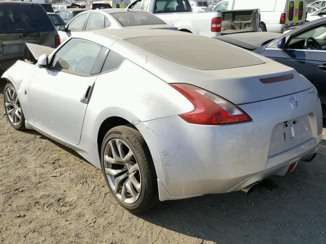 JN1AZ4EH3EM630498 - 2014 NISSAN 370Z BASE SILVER photo 3