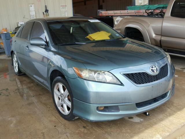 4T1BK46K19U583134 - 2009 TOYOTA CAMRY SE GREEN photo 1