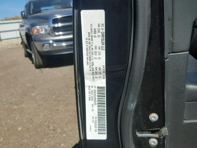 2B3KA33V49H552223 - 2009 DODGE CHARGER SX BLACK photo 10