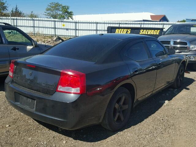 2B3KA33V49H552223 - 2009 DODGE CHARGER SX BLACK photo 4