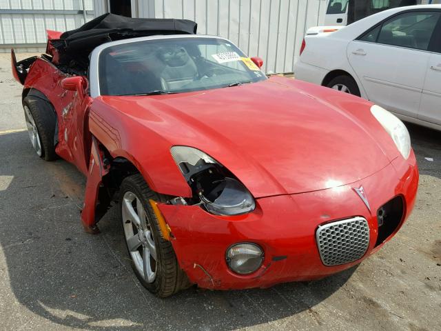 1G2MB35B07Y137107 - 2007 PONTIAC SOLSTICE RED photo 1