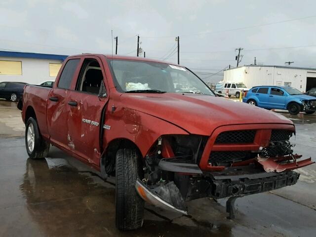 1C6RD7FT0CS189657 - 2012 DODGE RAM 1500 S MAROON photo 1