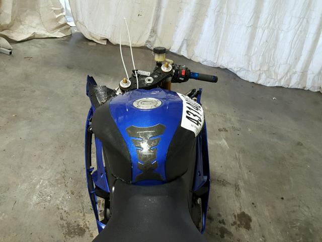 JYARJ16E7AA019438 - 2010 YAMAHA YZFR6 BLUE photo 5