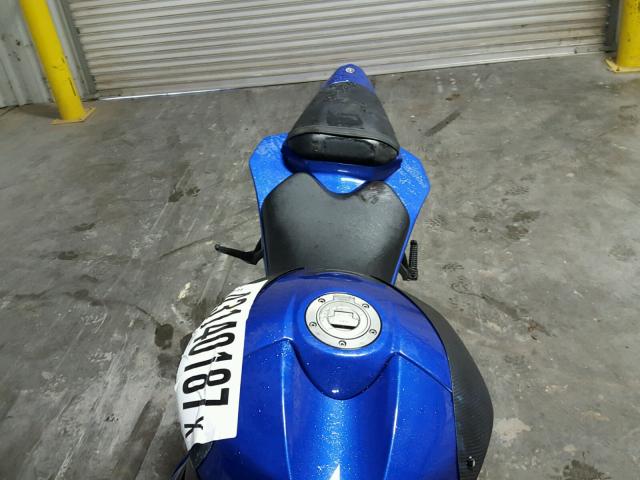 JYARJ16E7AA019438 - 2010 YAMAHA YZFR6 BLUE photo 6