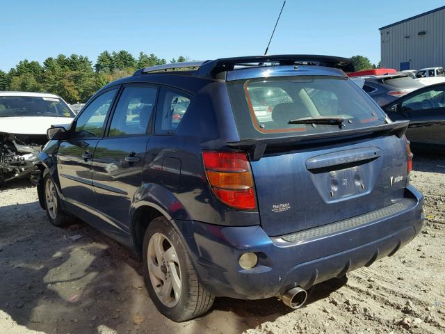 5Y2SL62834Z408211 - 2004 PONTIAC VIBE BLUE photo 3