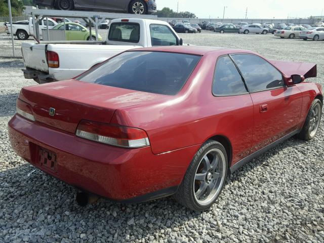 JHMBB6140VC008904 - 1997 HONDA PRELUDE RED photo 4