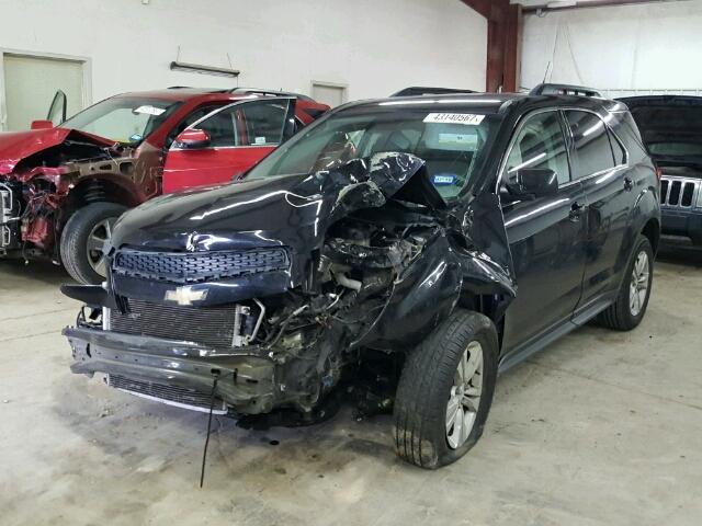 2GNALDEK2D6145509 - 2013 CHEVROLET EQUINOX LT BLACK photo 2