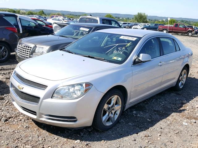 1G1ZH57B09F247770 - 2009 CHEVROLET MALIBU 1LT GRAY photo 2