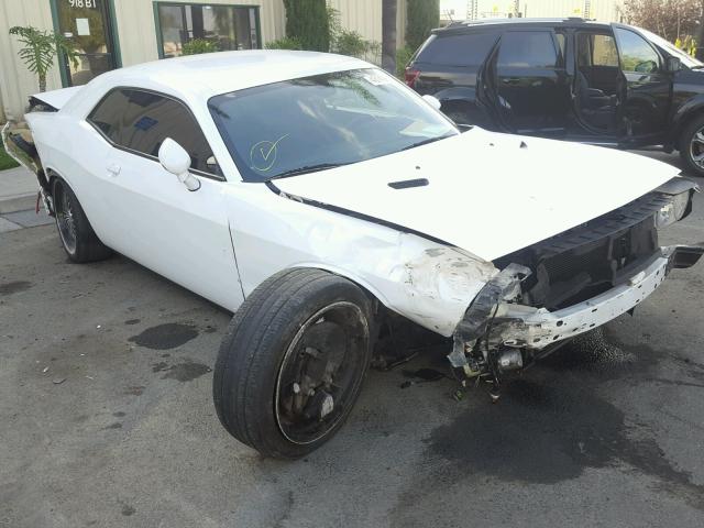 2C3CDYAG8EH313185 - 2014 DODGE CHALLENGER WHITE photo 1