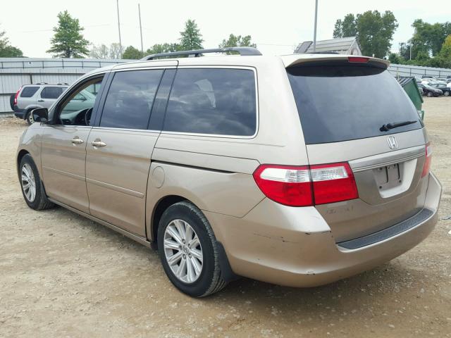 5FNRL38636B419527 - 2006 HONDA ODYSSEY GOLD photo 3