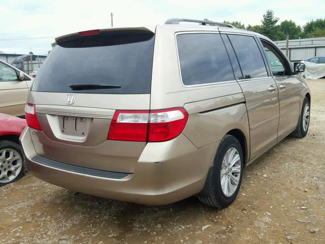 5FNRL38636B419527 - 2006 HONDA ODYSSEY GOLD photo 4