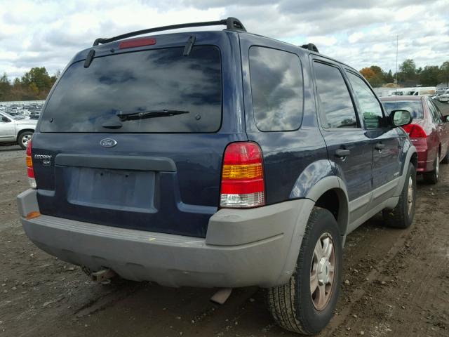 1FMYU04132KA15041 - 2002 FORD ESCAPE BLUE photo 4