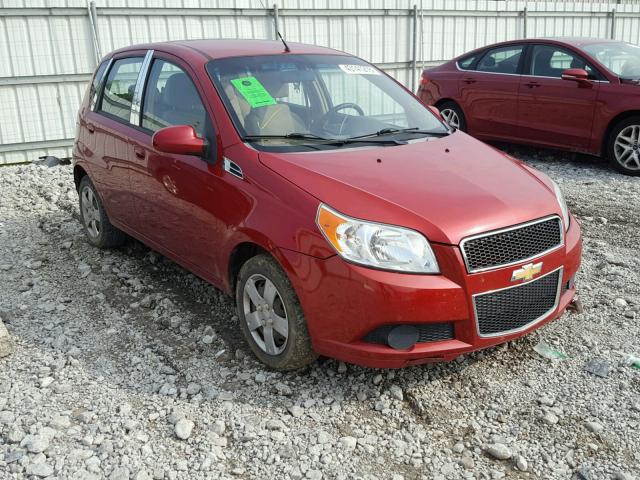 KL1TD6DE3BB158714 - 2011 CHEVROLET AVEO LS RED photo 1