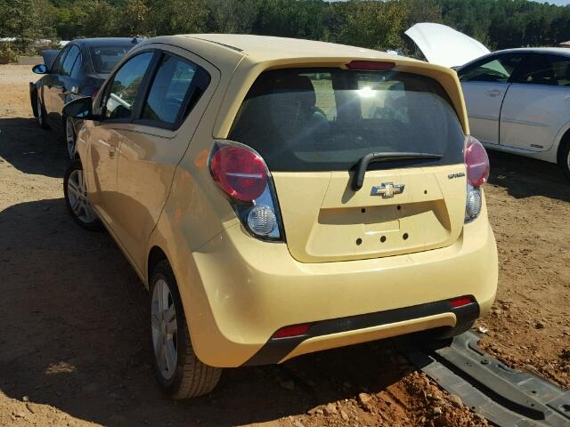 KL8CD6S94FC712107 - 2015 CHEVROLET SPARK 1LT YELLOW photo 3