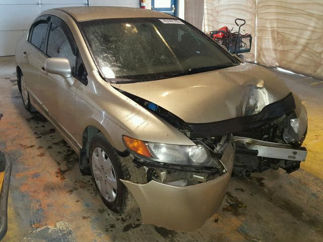 1HGFA16577L014312 - 2007 HONDA CIVIC LX TAN photo 1