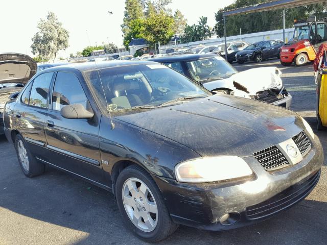 3N1CB51D46L543713 - 2006 NISSAN SENTRA BLACK photo 1