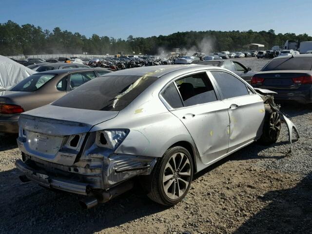 1HGCR2F54EA067995 - 2014 HONDA ACCORD SPO GRAY photo 4