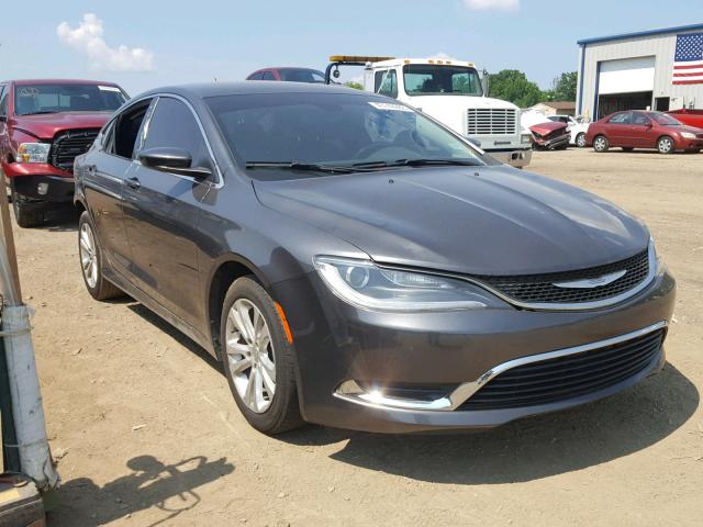 1C3CCCAB1FN577481 - 2015 CHRYSLER 200 LIMITE CHARCOAL photo 1