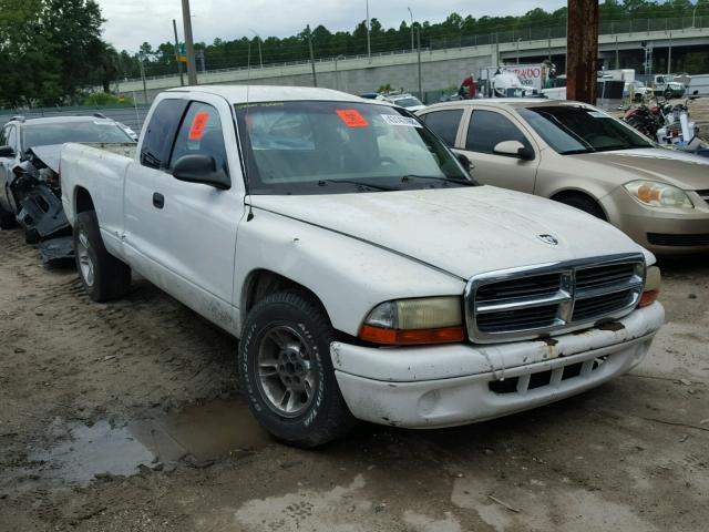 1B7GL12X32S573150 - 2002 DODGE DAKOTA BAS WHITE photo 1