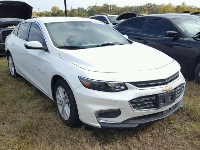 1G1ZE5ST0GF214130 - 2016 CHEVROLET MALIBU LT WHITE photo 1